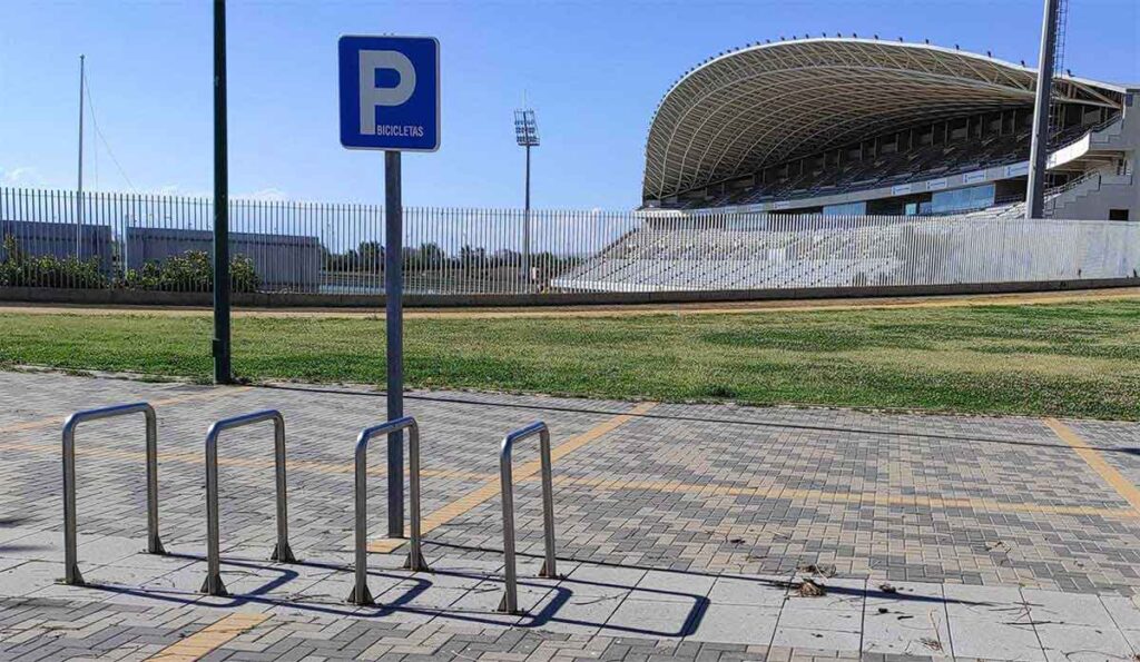 La situación de los aparcabicis en málaga