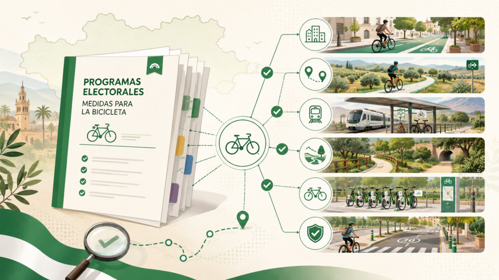 elecciones y bicicleta